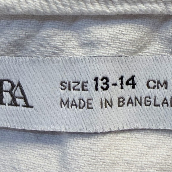 Zara Kids White Jean Jacket - Picture 3 of 4